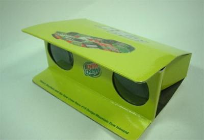 China Paper Toy Models - Disposal Foldable Glossy Cardboard / Paper Binoculars for Sports Games for sale