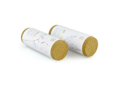 China Customized Cosmetic Paper Tube Packaging Matte Lamination With Cork Lid for sale