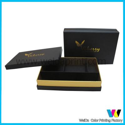 China Persional Customized Foiled Printed Paper Packaging Boxes with Devider for sale