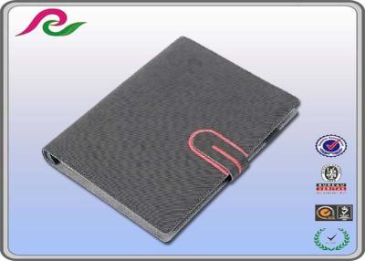 China Business velcro colorful loose leaf notebooks of PU leather cover for sale