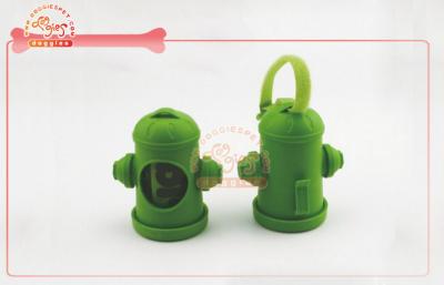 China Disposable Fire Hydrant Pet Bag Dispenser With Plastic Waste Bag Refill On Roll for sale