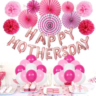 China Lovely Colorful Popular Mother's Day Party Decoration Supplies Balloon Set With Happy Mothers Day Foil Balloons for sale