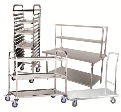 China B1112 Adjustable Universal Stainless Steel Buffet Equipment Rack Shelf Stability Chamber 1500x500x1550 Mm for sale