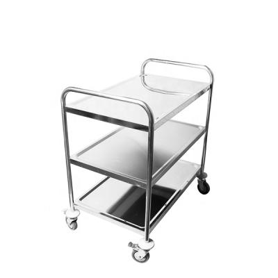 China A1003 Collected Bar Tender , Stainless Steel Square Drinking Cart 750X400XH835 Mm for sale