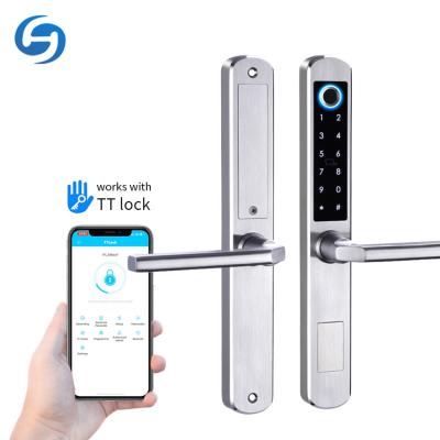 China Huiyou Desktop Locks A210 Outdoor Smart 8535 Stainless Steel 8535 Mortise With Fingerprint Key Card Code App Access for sale