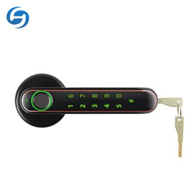 China Guangdong mini office Huiyou tuya key password zinc alloy entry 198 smart door lock wholesaler for sale