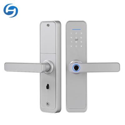 China Huiyou Fingerprint Biometric Desktop Access Iot Password Smart Home Door Lock With Google Help Enabled for sale