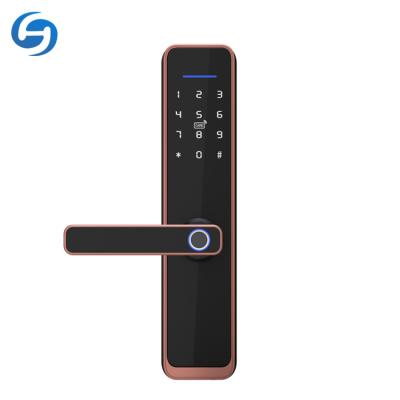 China Huiyou Biometric App Office Fingerprint X3 Smart Lock Door Tuya 3 Colors For Home Hotels for sale