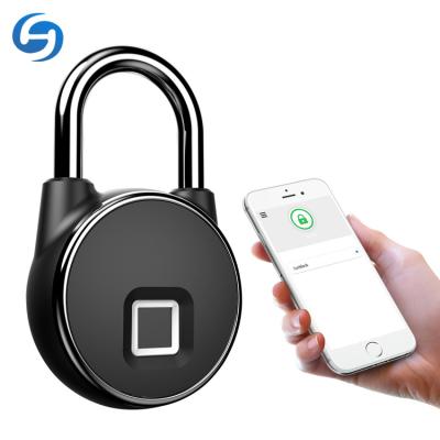 China Huiyou high secure waterproof zinc alloy fingerprint padlock P22 smart lock with tuya APP for sale