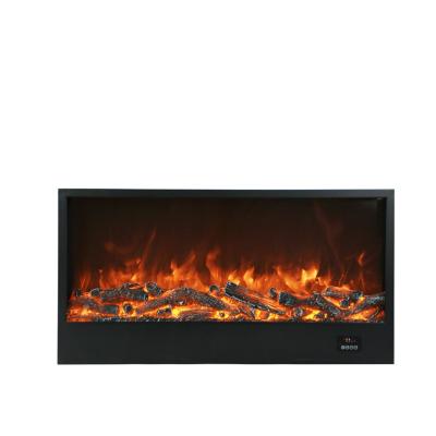 China 220V Excellent Quality Wall Mounted/Build-in Decorative Electric Fireplace With Heater for sale