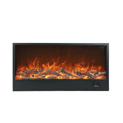 China 100CM Log Fuel Effect Electric Fireplace No Heat Thermo Electric Fire Place for sale