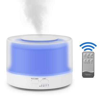 China Amazon Best Seller 2021 New Home Essential Oil Aroma Mist Humidifier Ultrasonic Aromatherapy Diffuser Household with 7 LED Colorful Light for sale