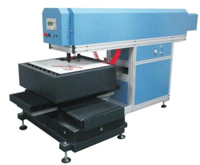 China SMALL POWER LASER DIEBOARD CUTTING MACHINE Air Cooled (FOR PVC DIE) for sale