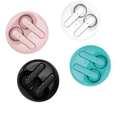 China Ture Wireless Stereo Macaron Fashion Half C Led Power Show Touch Earhook Type In Ear Tws Headphones Radio for sale