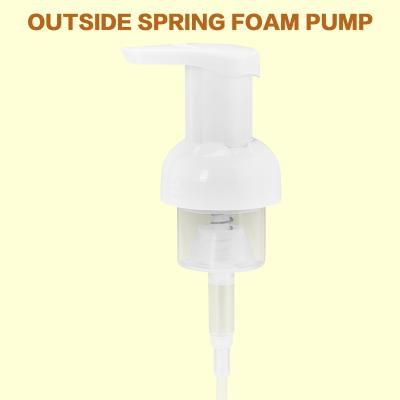 中国 304/316 Stainless Steel Spring Foam Pump 0.8CC 1.2 CC Output For Pet Silicone Sealed Foam Dispensing 販売のため