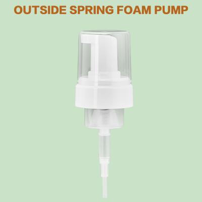 China Standard Bottle Compatible Foam Pump Head With Durable 304/316 Spring à venda