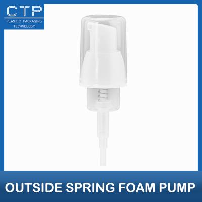 Κίνα Clear Overcap Cosmetic Bottle Foam Pump With Secure Locking Method And 1.2mm Gasket προς πώληση