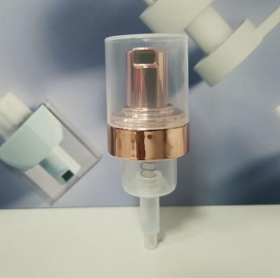 China Professional Cosmetic Overcap Lotion Pump in PP with 0.8cc 0.4cc Discharge for sale