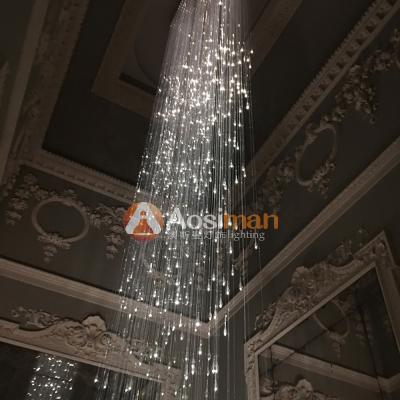 China Custom Modern Fancy Chandeliers Large Hotel Lobby Chandelier Lighting For Hotel Restaurant Square for sale