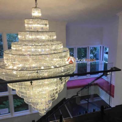 China Luxury modern symmetrical classic glass chandelier with colorful for sale