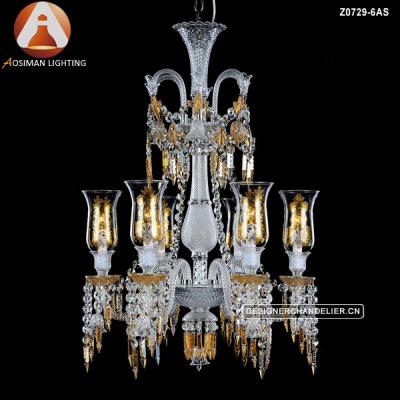 China Modern Design 6 Light Crystal Chandelier for sale