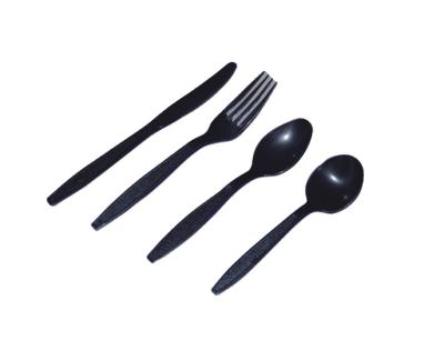 China White Heavy Disposable Plastic Forks Disposable PP Spoon And Knife for sale