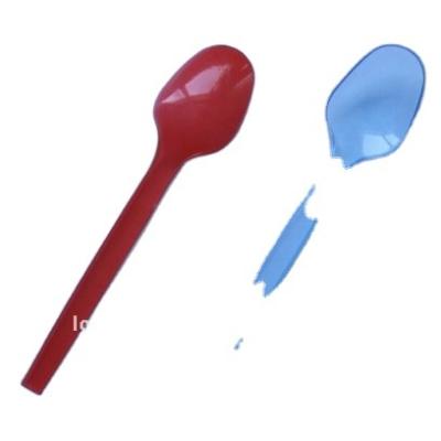 China 125mm long small disposable plastic teaspoon for sale