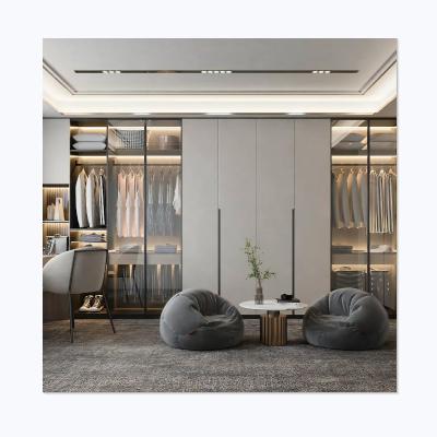 China (Size)Adjustable Customized Modern Fashionable Wardrobe Walk-in Closet Cloakroom Wardrobe Cabinets for sale