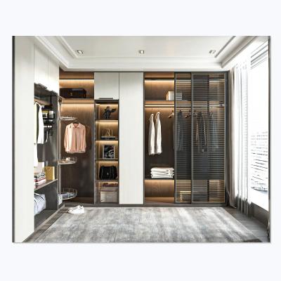 China (Size)Luxury Italian Style Adjustable Wardrobes Dressing Room Hot Selling Wooden Wardrobes for sale