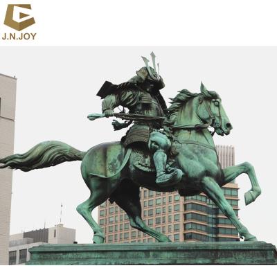 China China JN-DL-MS22 Metal Figure Samurai Bronze Statue Event,Carnival,Festival, City Decoration, Etc for sale