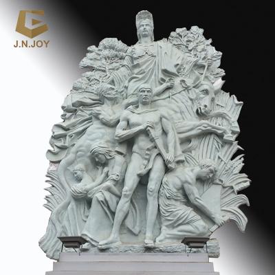 China JN-RT-SS09 Chinese Famous Marble Wall Relief Sculpture Relief Statue for sale