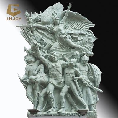 China Chinese JN-RT-SS08 The Western Myth Stone Statue Marble Relief Sculpture for sale