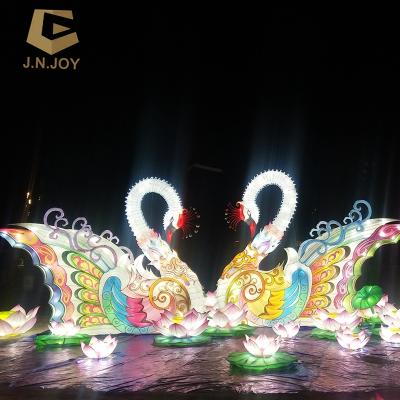 China Modern Chinese Lantern Animal Figures Animated Light Up Zoo Christmas for sale