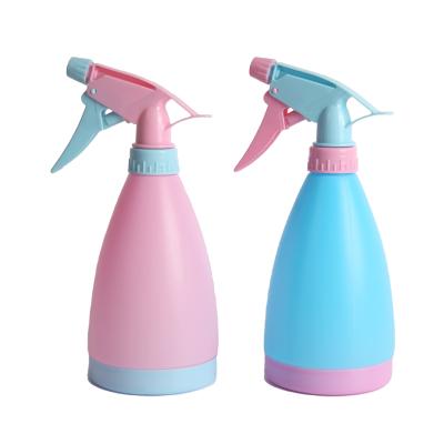 China 500ml Household Products New Plastic Colorful Spray Bottle Garden Tool Trigger Design Salon Hairdressing Spray Bottle for sale