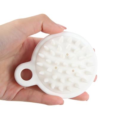 China Mini Waterproof Hot Scalp Massage Hair Silicone Shower Brush Silicone Shower Brush Deep Clean Brush for sale