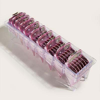 China Hot Sales Beauty Hair Salon Guide 8 Color Coded Clipping Fits For All Clippers Multi Combs Trimmer Guide Comb for sale