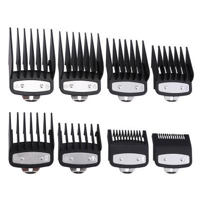 China Hot Sales 8pcs Hair Salon Beauty Multi Color Limit Comb Electric Hair Trimmer For Salon for sale