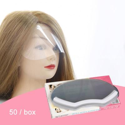 China Disposable transparent beauty salon hair cutting mask eye mask barber tool barber shop tool for sale