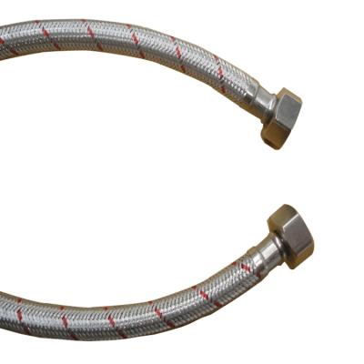 China Water Supply Yuyao Stainless Steel Flexible Braided Hose Faucet Flexible Hose Connector for sale