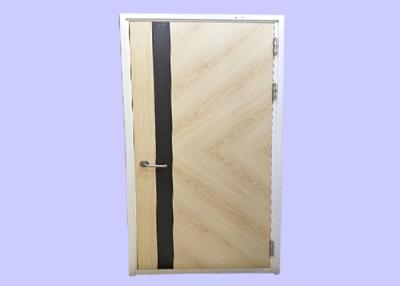 China Escoja la derecha del oscilación/la puerta cortafuego beige mínima de madera de tablero de partícula de la mano izquierda 60 con el capítulo de acero en venta