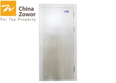 China Oak Wood 90 minute Fire Rated Doors With Steel Frame/ Perlite Board Filler/ Melamine Finish for sale