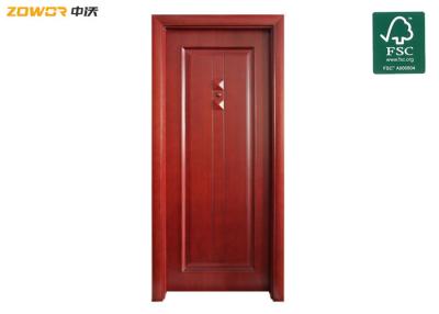 Chine Le Rhésus de main gauche intérieur ouvert choisissent la porte en bois simple articulée à vendre