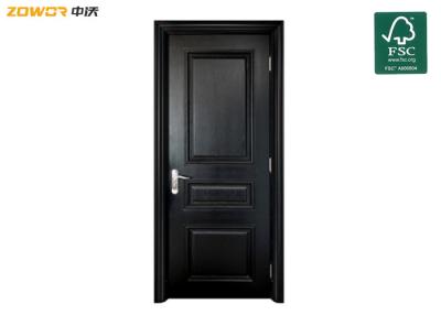 Chine Porte en bois simple solide du panneau 40mm du flux 3 de noyau profondément à vendre