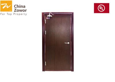 China 20 minutos la puerta cortafuego de madera del hotel de 60 minutos con la UL del marco de acero enumeró en venta