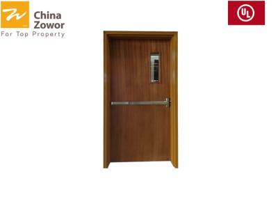 China Puertas cortafuego de madera del panel rasante de la pintura de la hornada BS476 para el apartamento/la diversa talla 3 ' X 7' de los colores/llenado del tablero de la perlita en venta