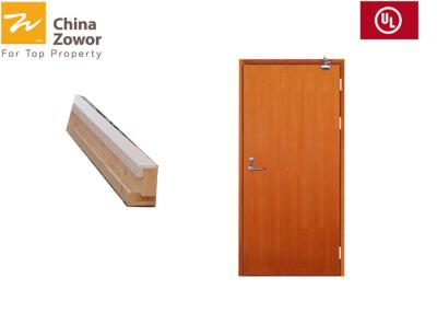 China Puertas de madera clasificadas fuego de caoba con la barra del pánico para el máximo 4' de los colores de la chapa Finish/RAL del escape de la emergencia X 8' en venta