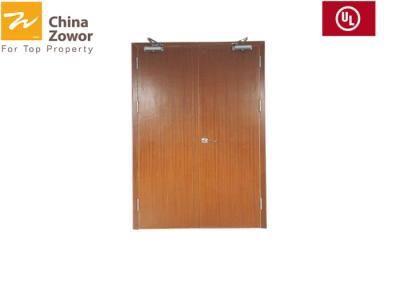 China Las BS certificaron puertas de madera incombustibles con el esqueleto del abeto de China del final de la melamina del panel de Vision en venta