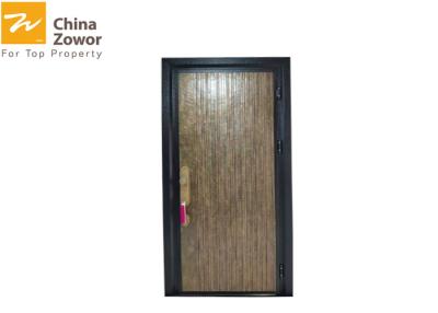 China Molde Alu. Puerta de entrada clasificada del solo fuego de la hoja para los edificios residenciales de gama alta en venta