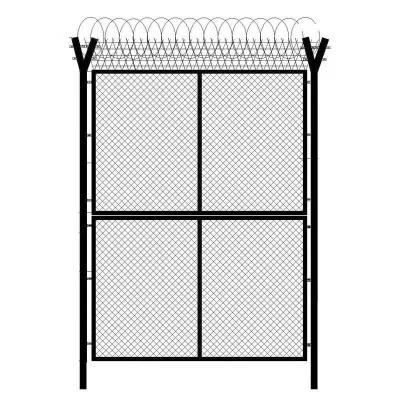 China High Quality Easily Assembled Military Airport Anti-Climb Barrier With Barbed Wire for sale