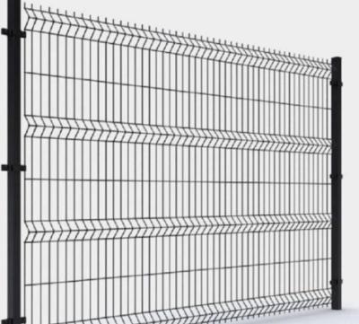 China Easily Assembled High Quality Coated Strong Zinc Powder Coating 3D Or RAL Color PVC Coated Welded Wire Mesh Fencing for sale